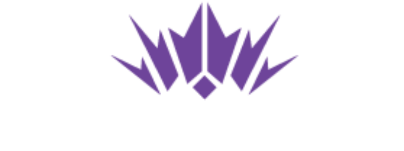 Crown Logo white Text